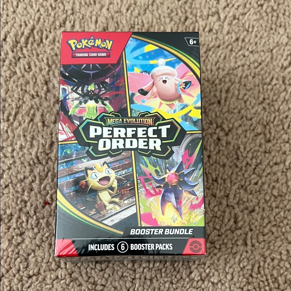 Pokemon Perfect Order Booster Bundle - Red, Pink, Blue, Yellow, Black